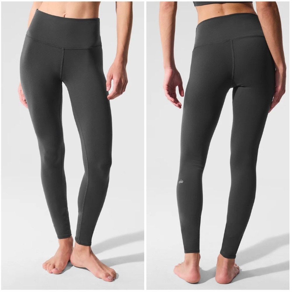 ALO Yoga Airlift High-Rise Anthracite Gray Leggings